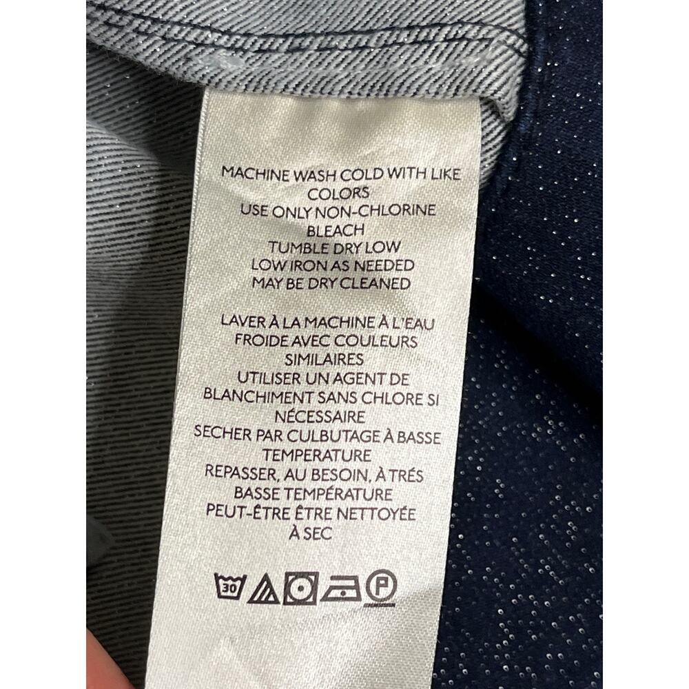 Maeve The Colette High-Rise Cropped Wide-Leg Jeans: Sparkle Edition, size 32 - Picture 6 of 16